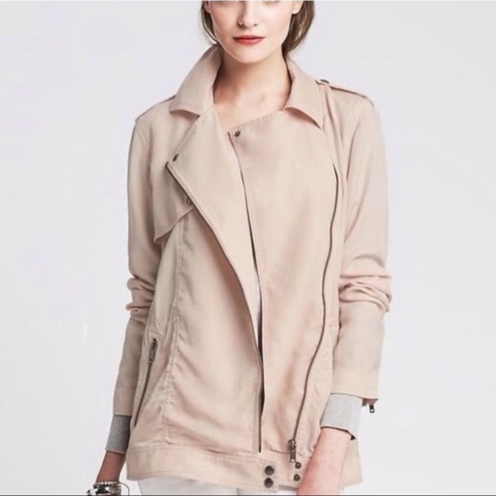 Banana Republic Draped Moto Jacket